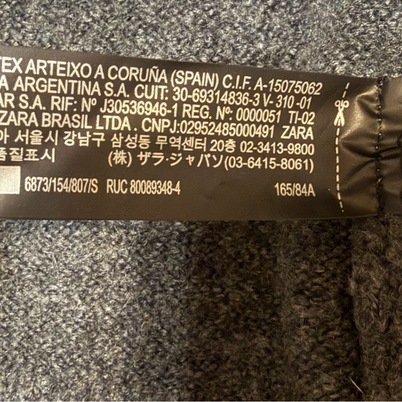 Zara Embelished Limited Edition floor length Cardigan Sweater, Oversized sz S - Picture 15 of 15